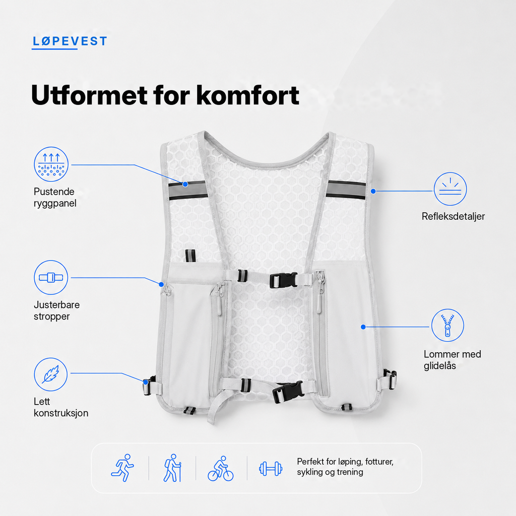 LiftWear CoreLock™ Løpevest